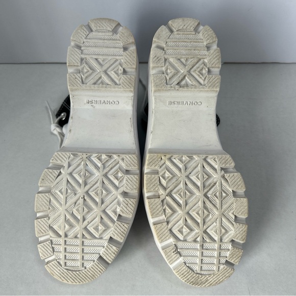 Converse Black & White High-Top Platform Sneaker - Picture 6 of 8